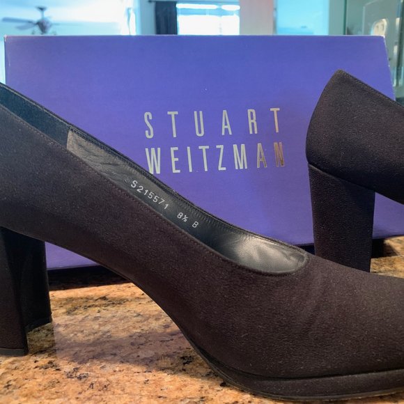 Stuart Weitzman Shoes Designer Stuart Weitzman Black Pumps Size 8 2